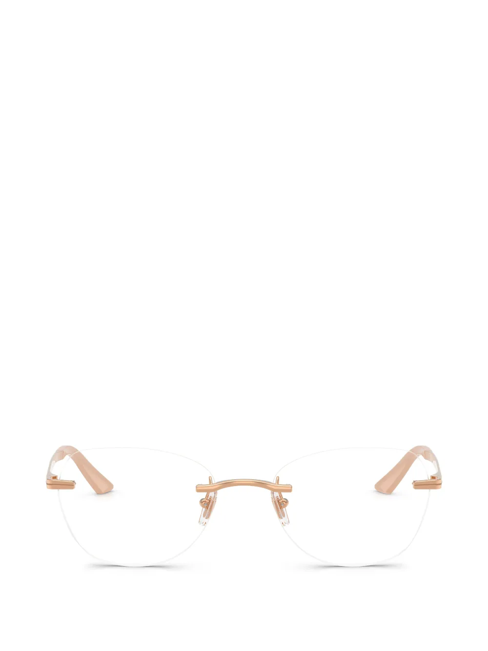 Versace Eyewear rimless glasses - Rosa