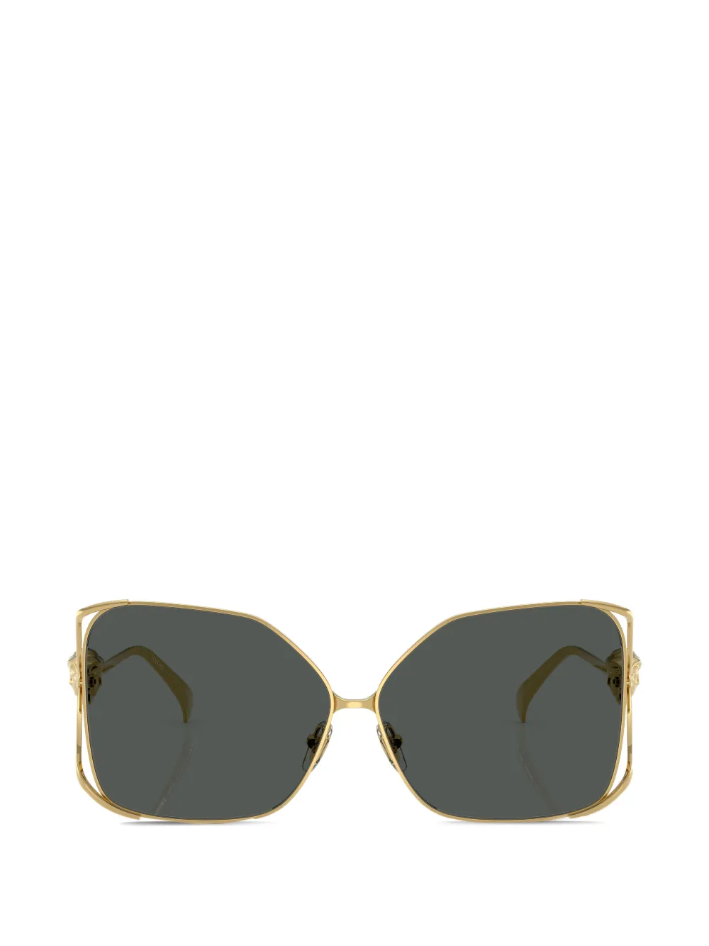 Versace Eyewear Medusa square-frame sunglasses - Oro