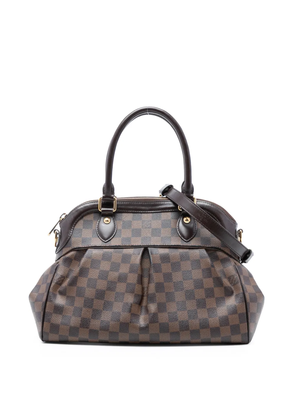 Louis Vuitton Pre-Owned 2008 Damier Ebene Trevi PM satchel - Braun