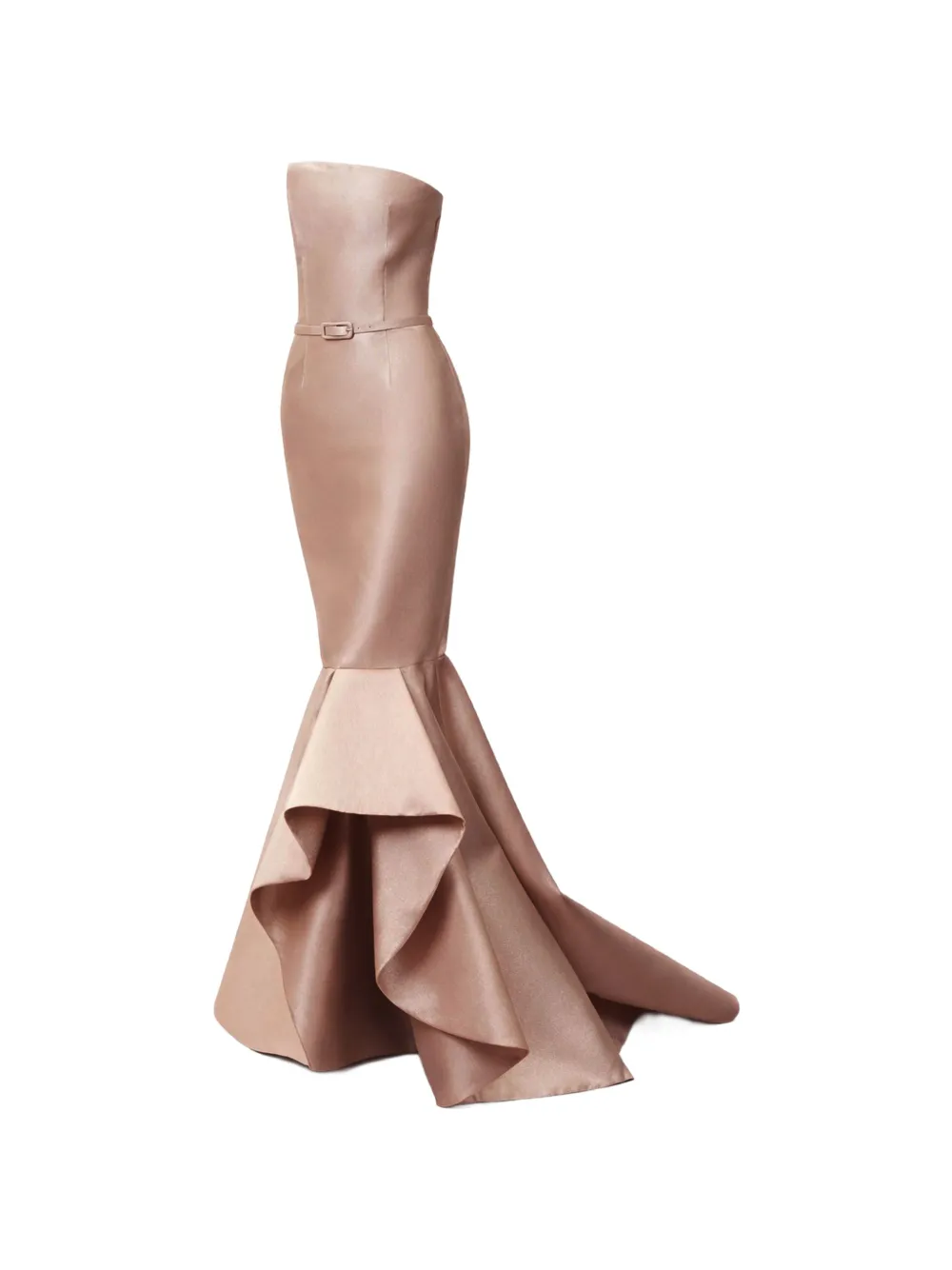 Rami Al Ali strapless structured maxi skirt - Rosa