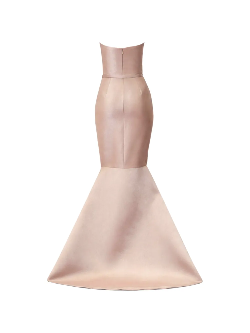Strapless Structured Maxi Skirt