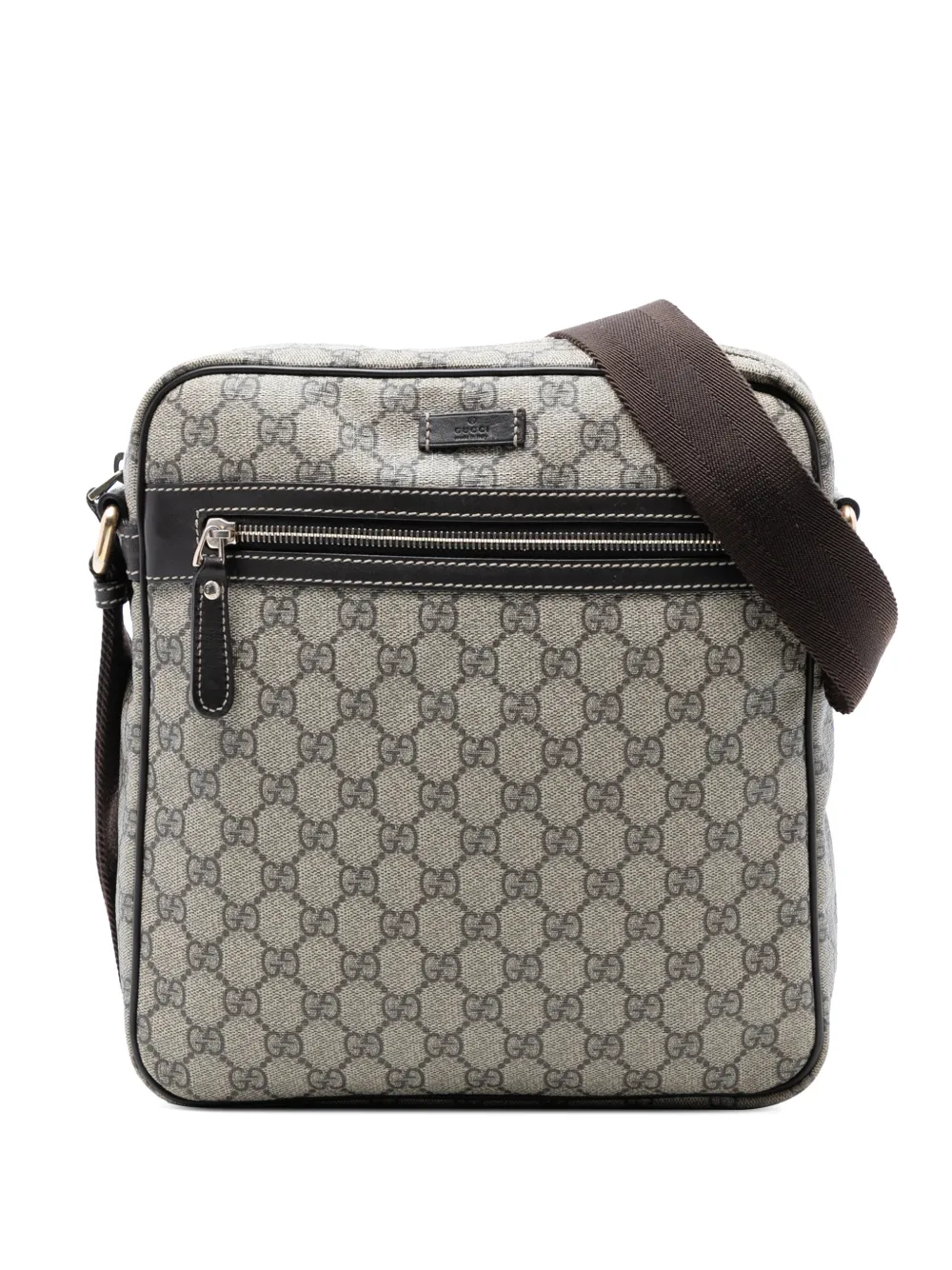 Gucci Pre-Owned 2016-2025 GG Supreme crossbody bag - Marrone