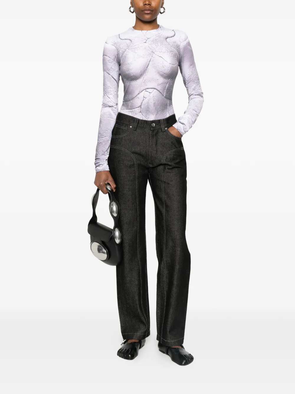 Victor Clavelly Long-sleeve T-shirt - White 
