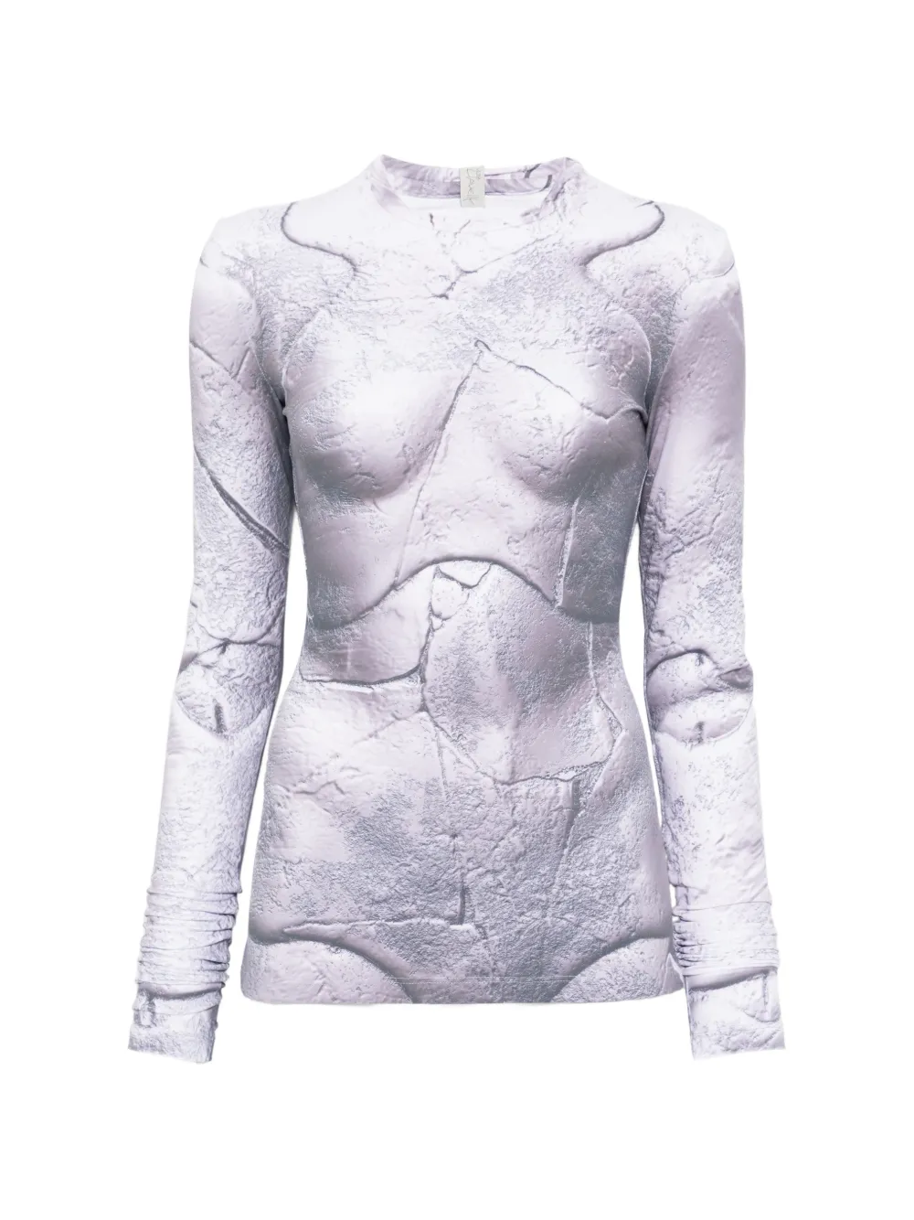 VICTOR CLAVELLY long-sleeve T-shirt - Bianco