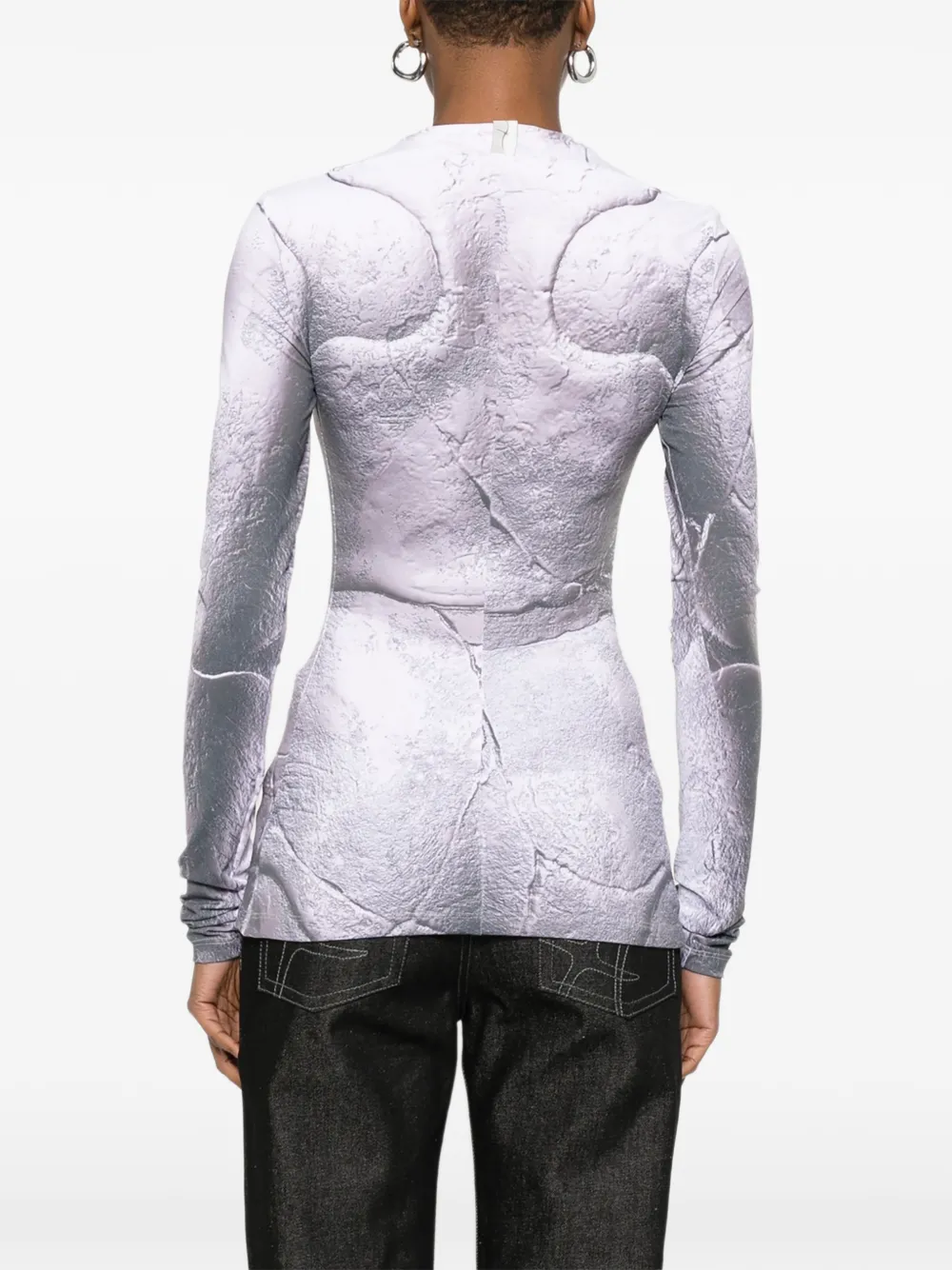 VICTOR CLAVELLY T-shirt met lange mouwen Wit