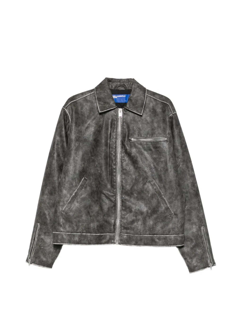 Karl Lagerfeld zip jacket - Grigio