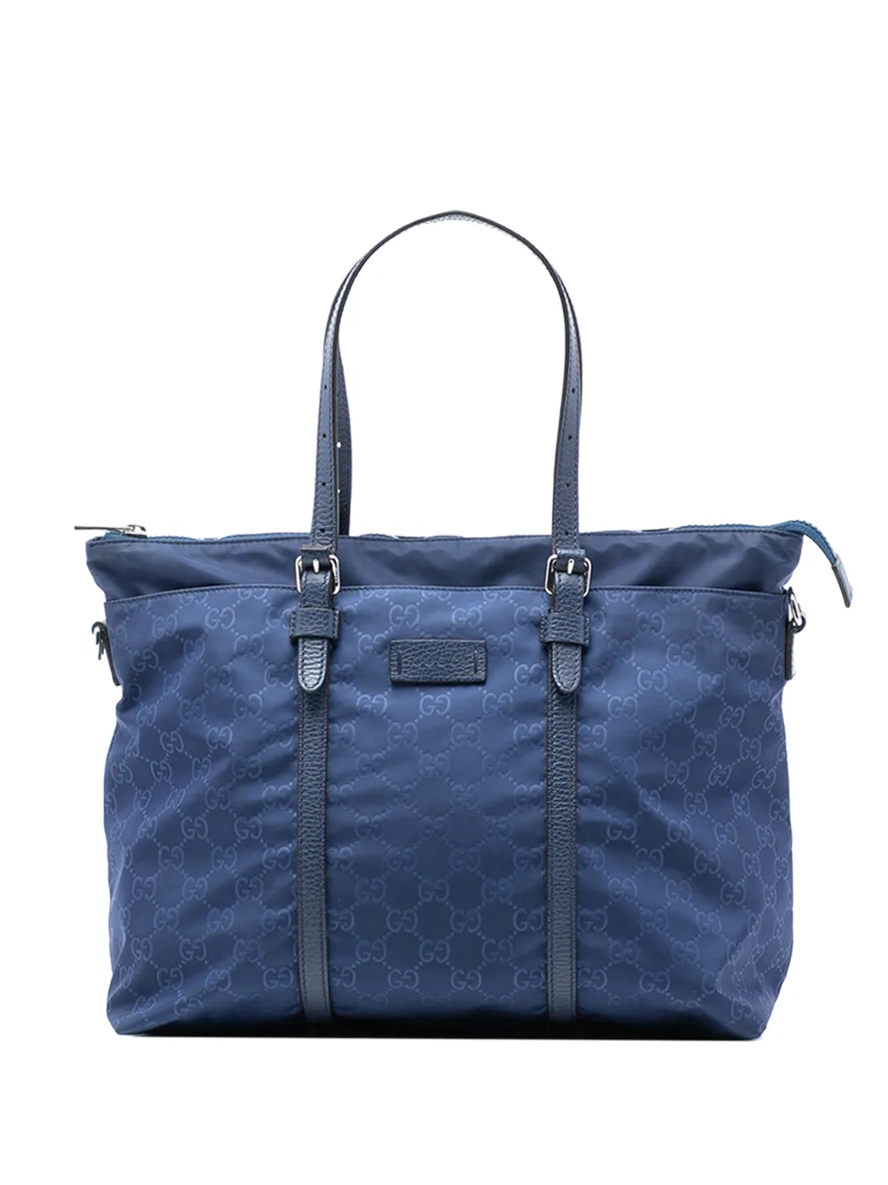 Gucci Pre-Owned 2016-2026 GG Nylon satchel - Blu