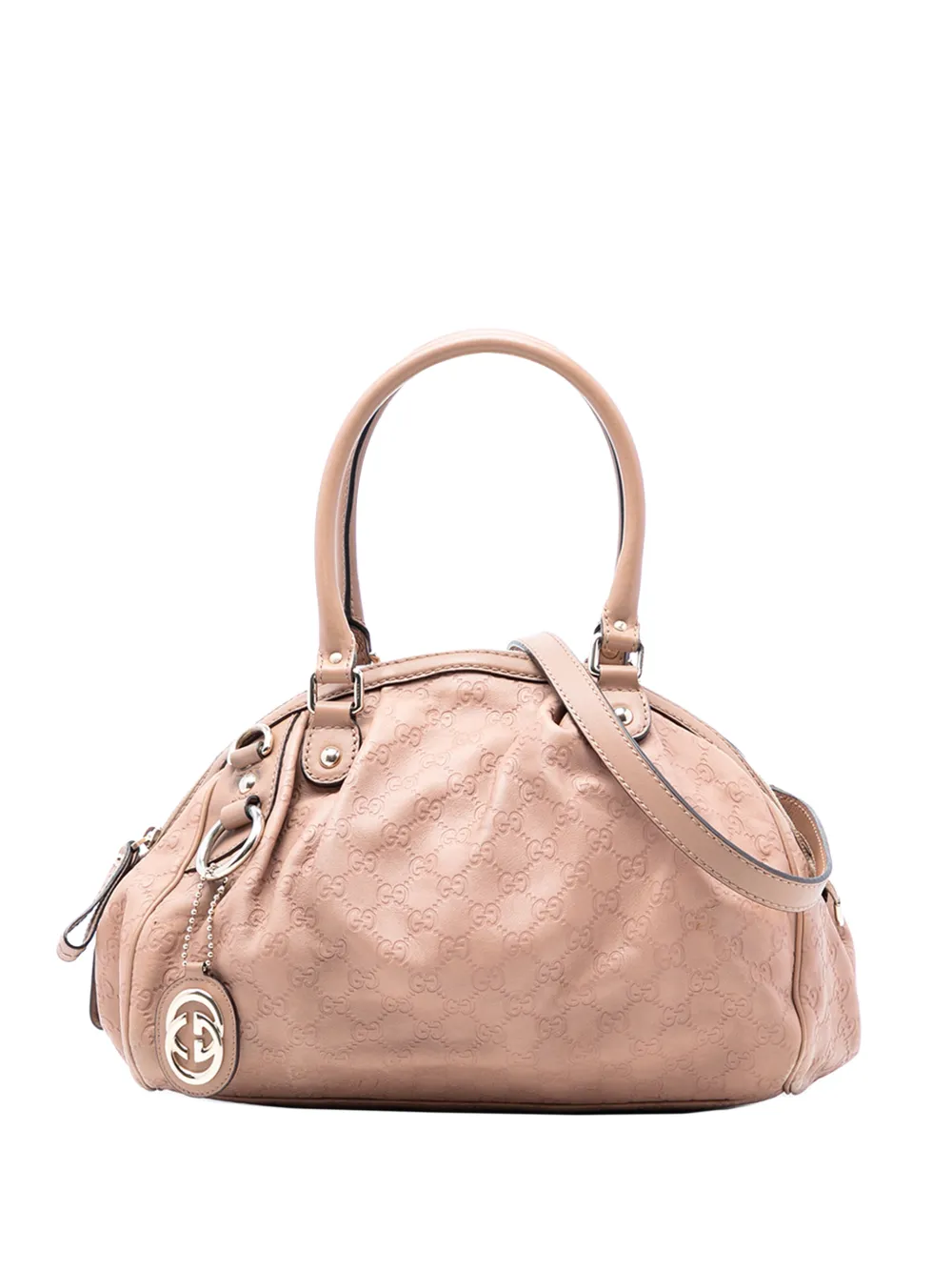 Gucci Pre-Owned 2016-2026 Guccissima Sukey satchel - Rosa