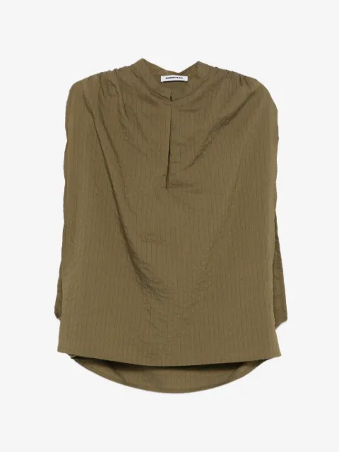 DARKPARK Tracy textured gathered blouse