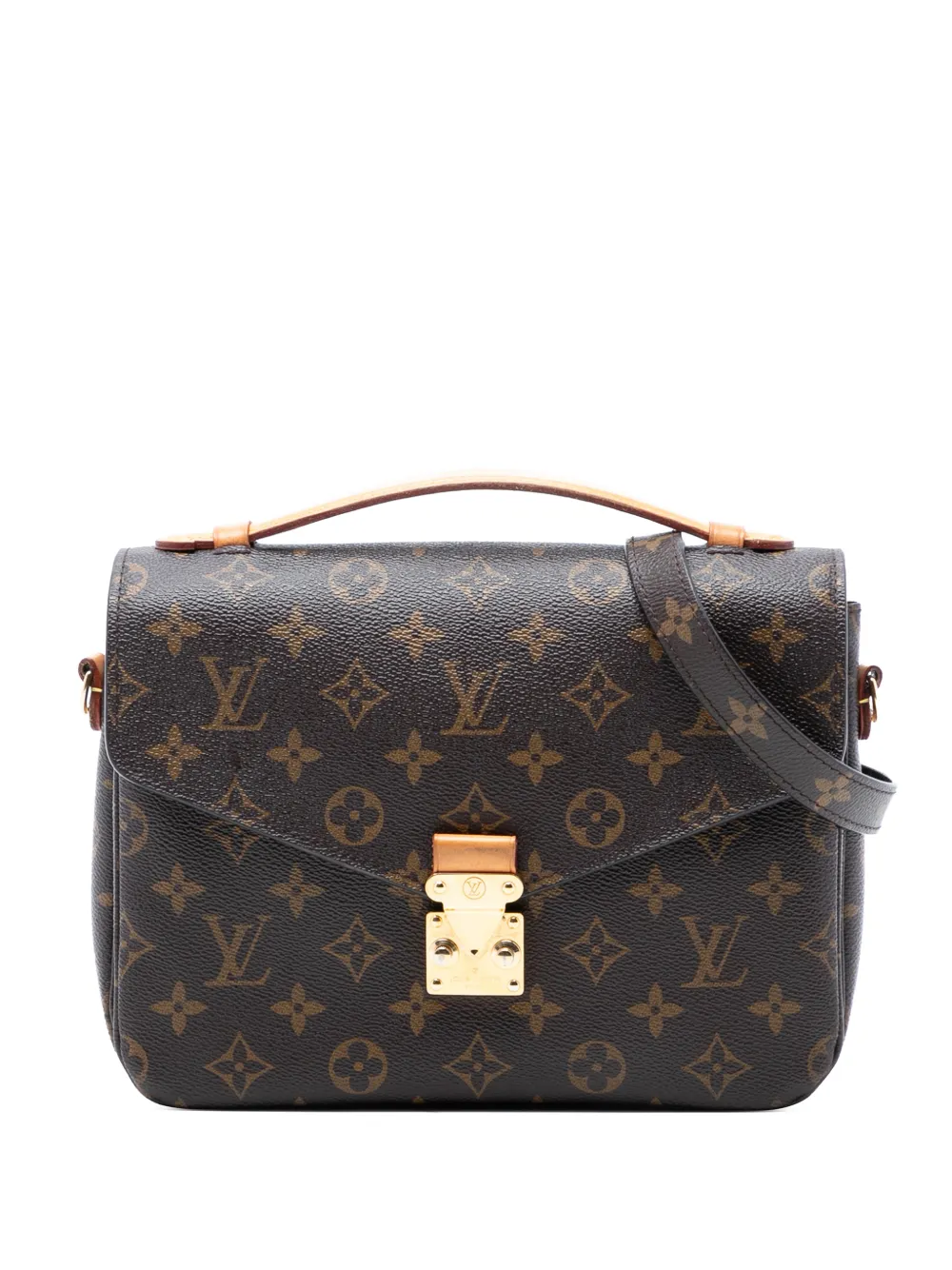 Louis Vuitton Pre-Owned 2018 Monogram Pochette Metis satchel - Marrone