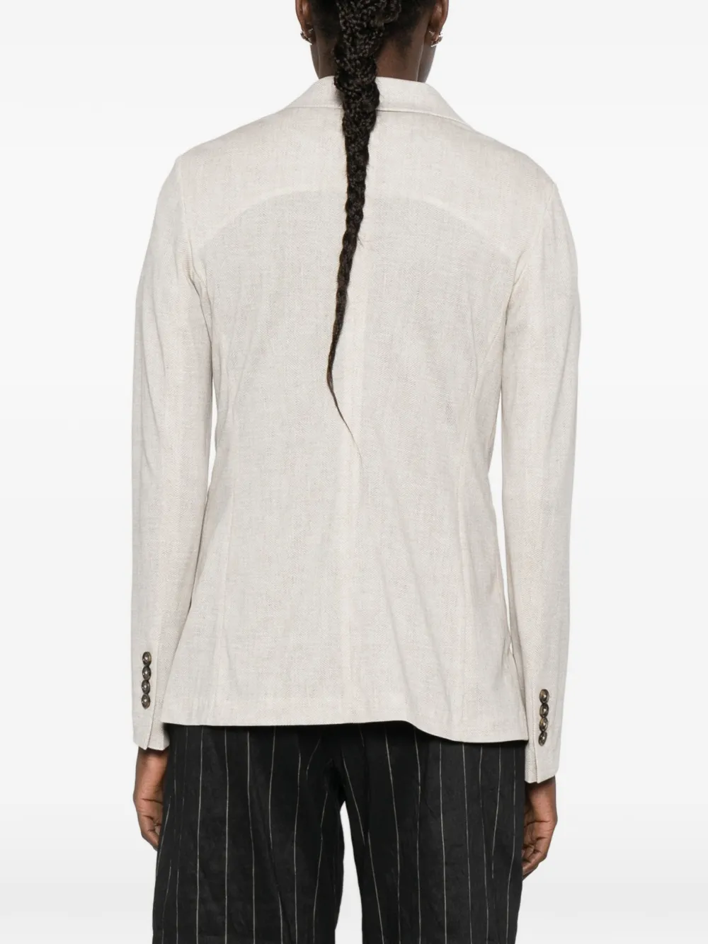 Circolo 1901 Blazer met enkele rij knopen Beige
