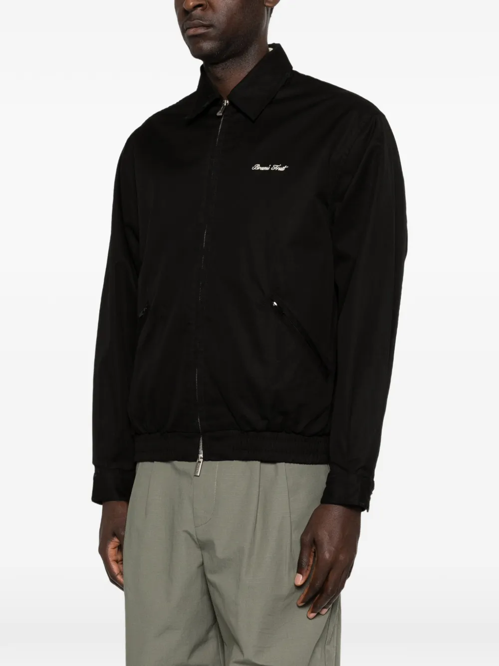  Bram’s Fruit Logo-embroidered Jacket - Black 