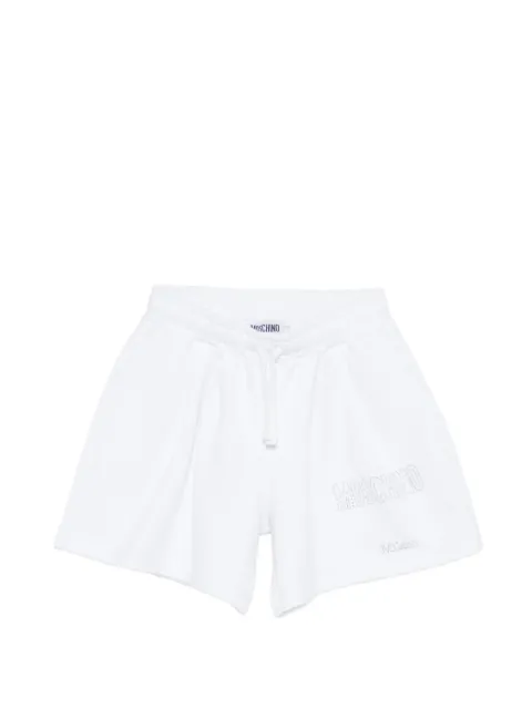 Moschino Kids drawstring logo shorts