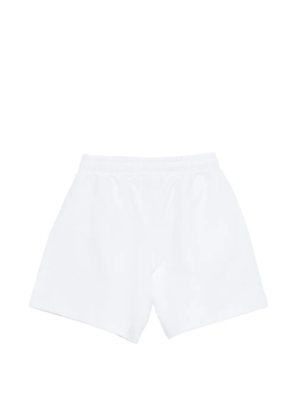Moschino Kids Shorts met trekkoord en logo Wit