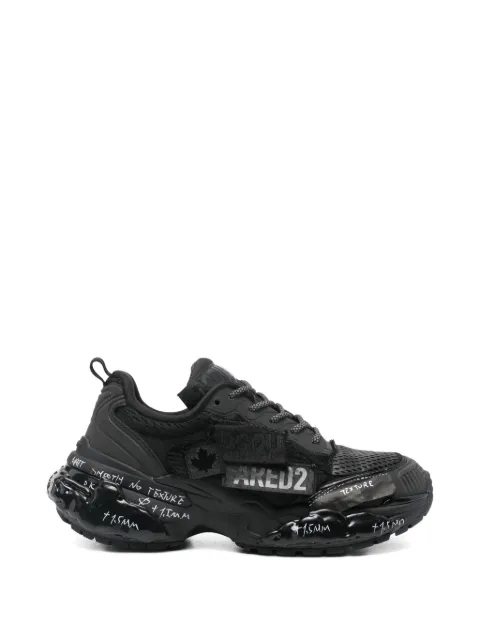 DSQUARED2 Faster texture sneakers