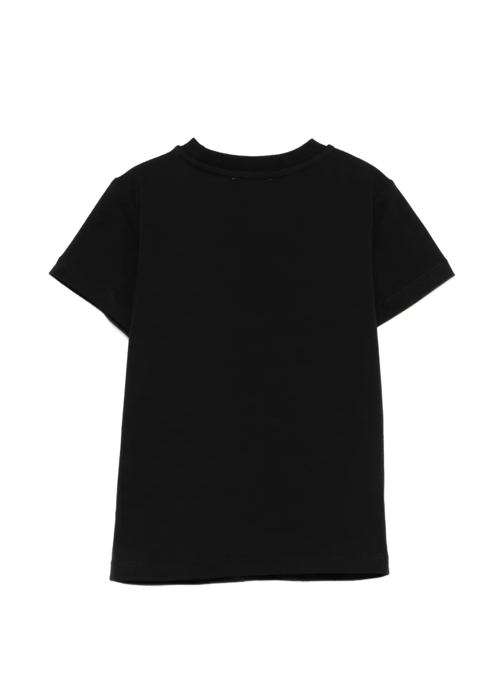 Moschino Kids T-shirt met borduurwerk Zwart