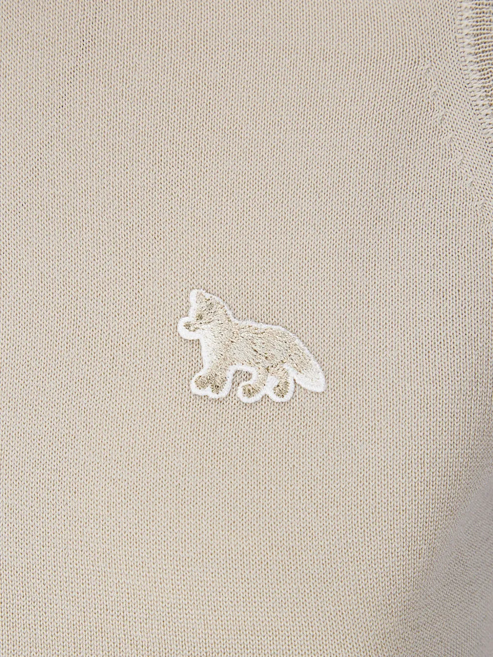  Maison Kitsuné Fox-embroidery Vest - Neutrals 