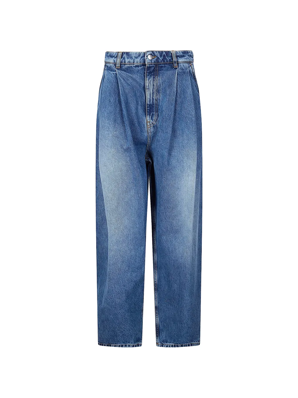 Hed Mayner pleated denim jeans - Blu