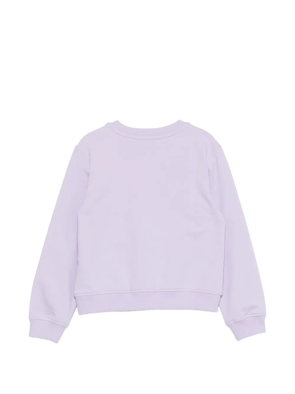  Moschino Kids Floral Teddy Sweatshirt - Purple 