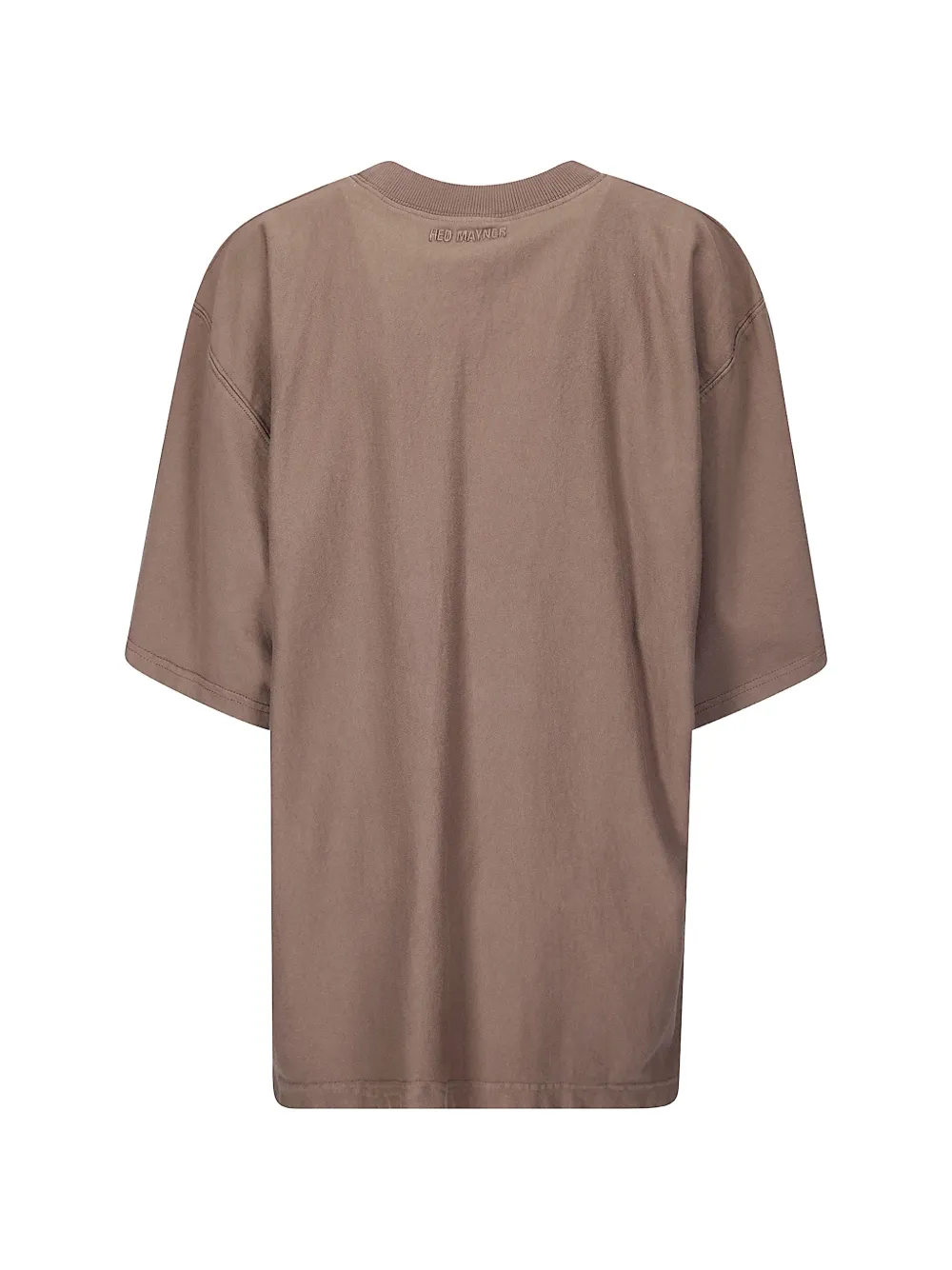  Hed Mayner Embroidered T-shirt - Brown 