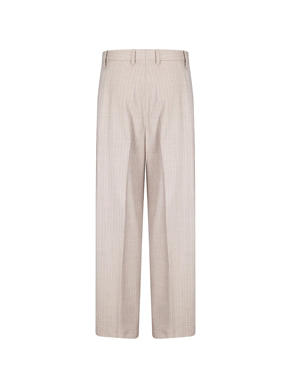  Hed Mayner Pinstripe-pattern Pleated Trousers - Neutrals 