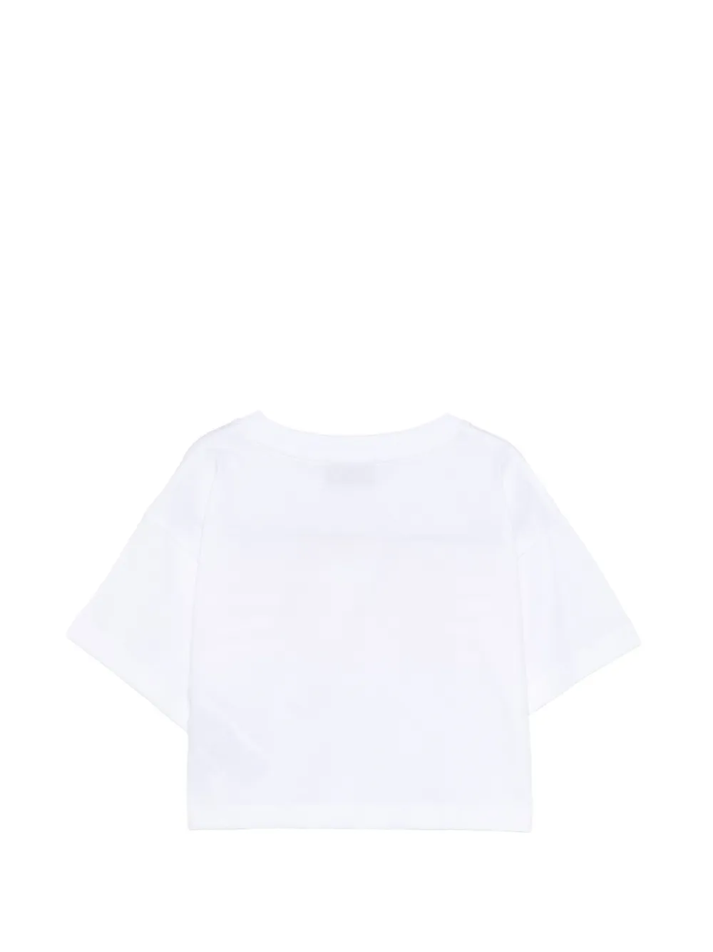 Moschino Kids T-shirt met kersenprint Wit