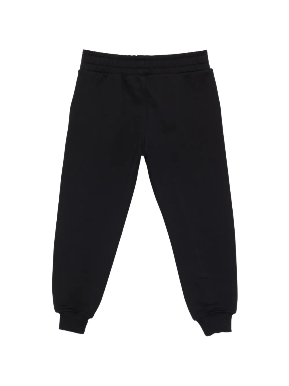 Moschino Kids Broek met logo Zwart