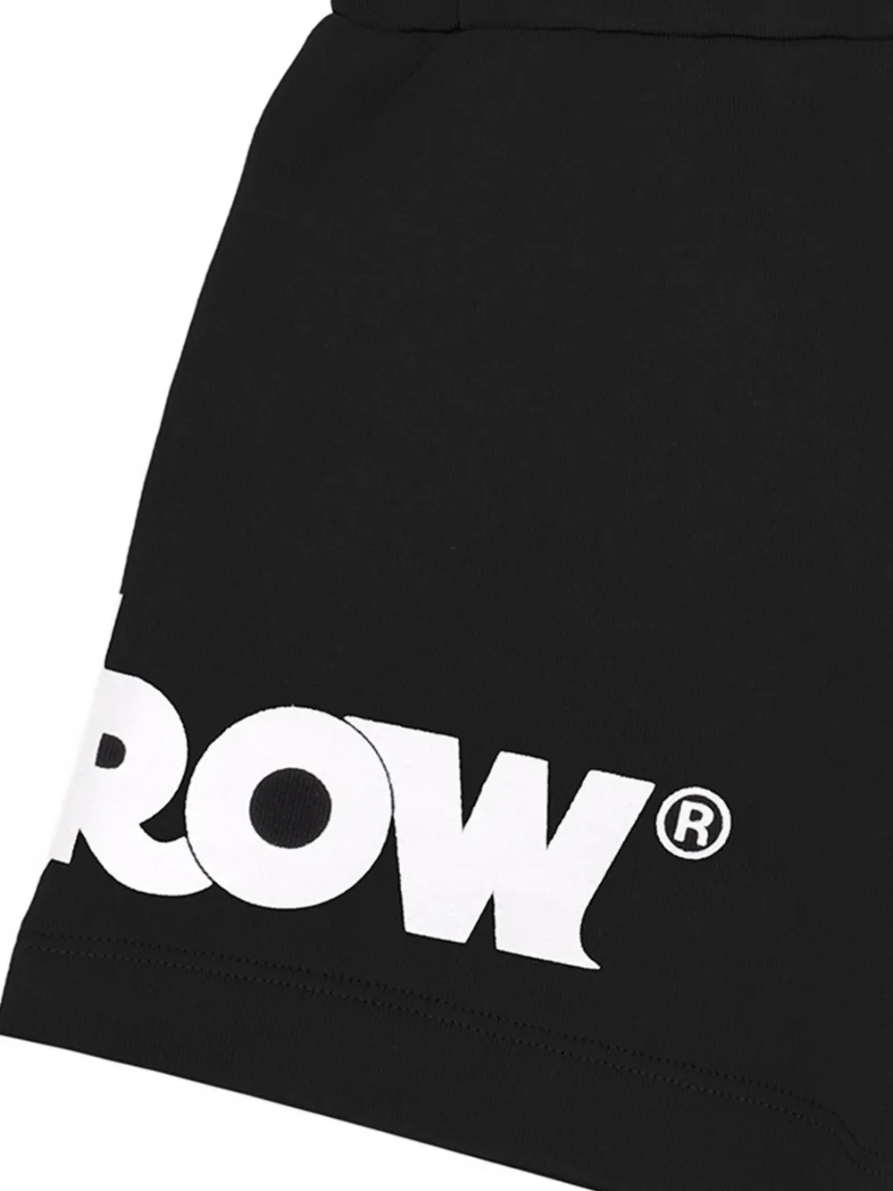 Barrow kids Shorts met trekkoord en logodetail Zwart