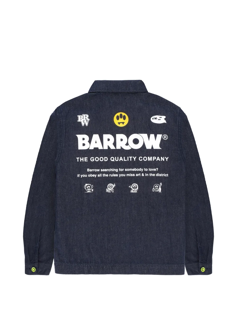 Logo-Detail Buttoned Jacket