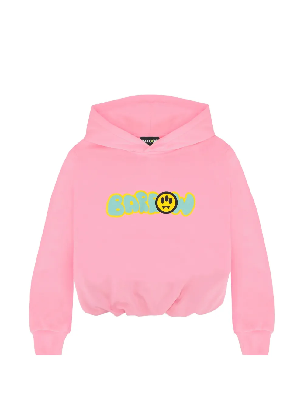 Barrow kids graphic hooded fleece - Rosa