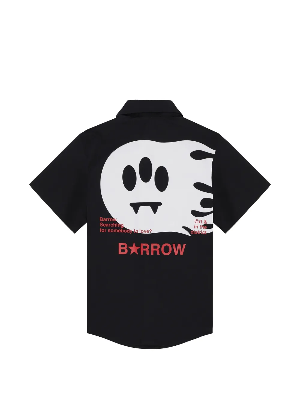 Barrow kids Shirt met zak met knoop Zwart