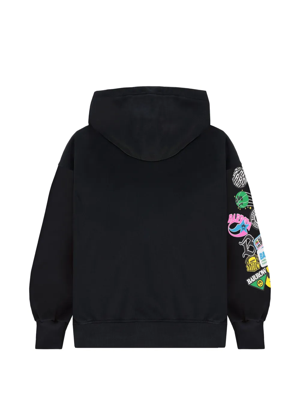 Barrow kids Hoodie met grafische print Zwart