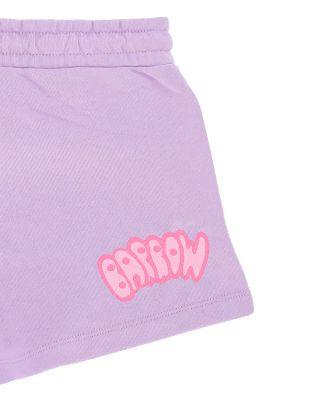 Barrow kids Fleece shorts met grafische print Paars
