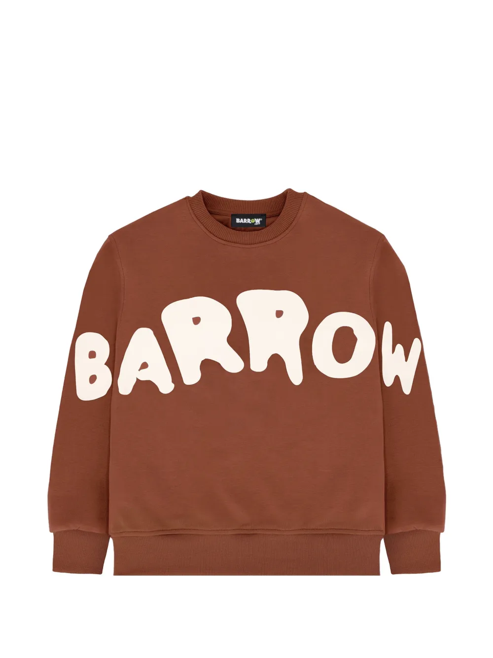 Barrow kids Felpa con stampa - Marrone