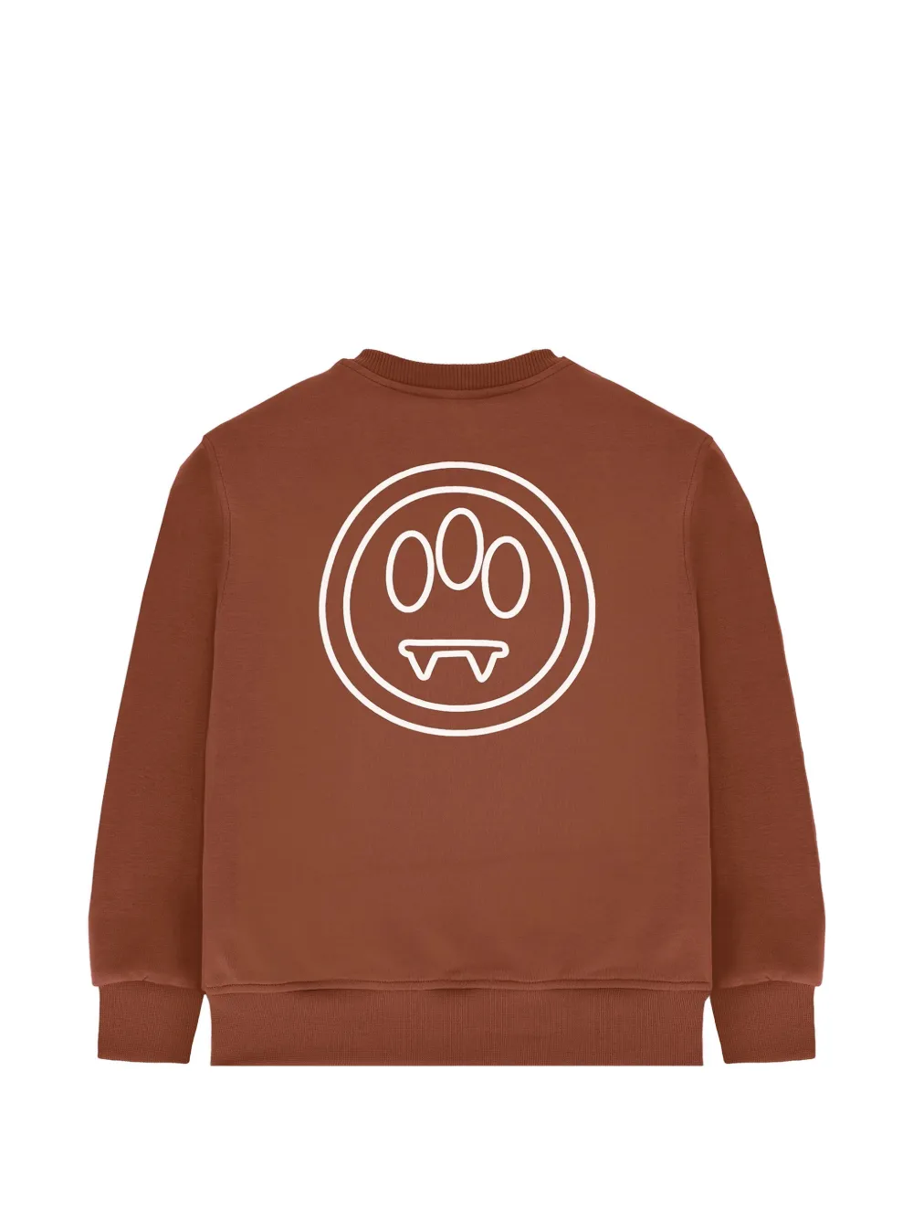 Barrow kids Sweater met verlaagde schouders Bruin