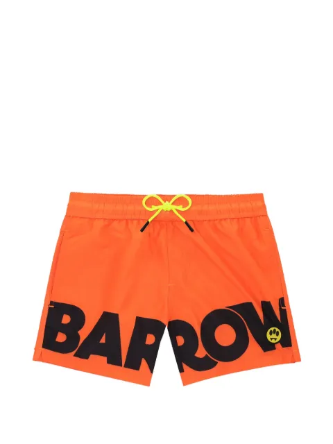 Barrow kids logo print swim shorts