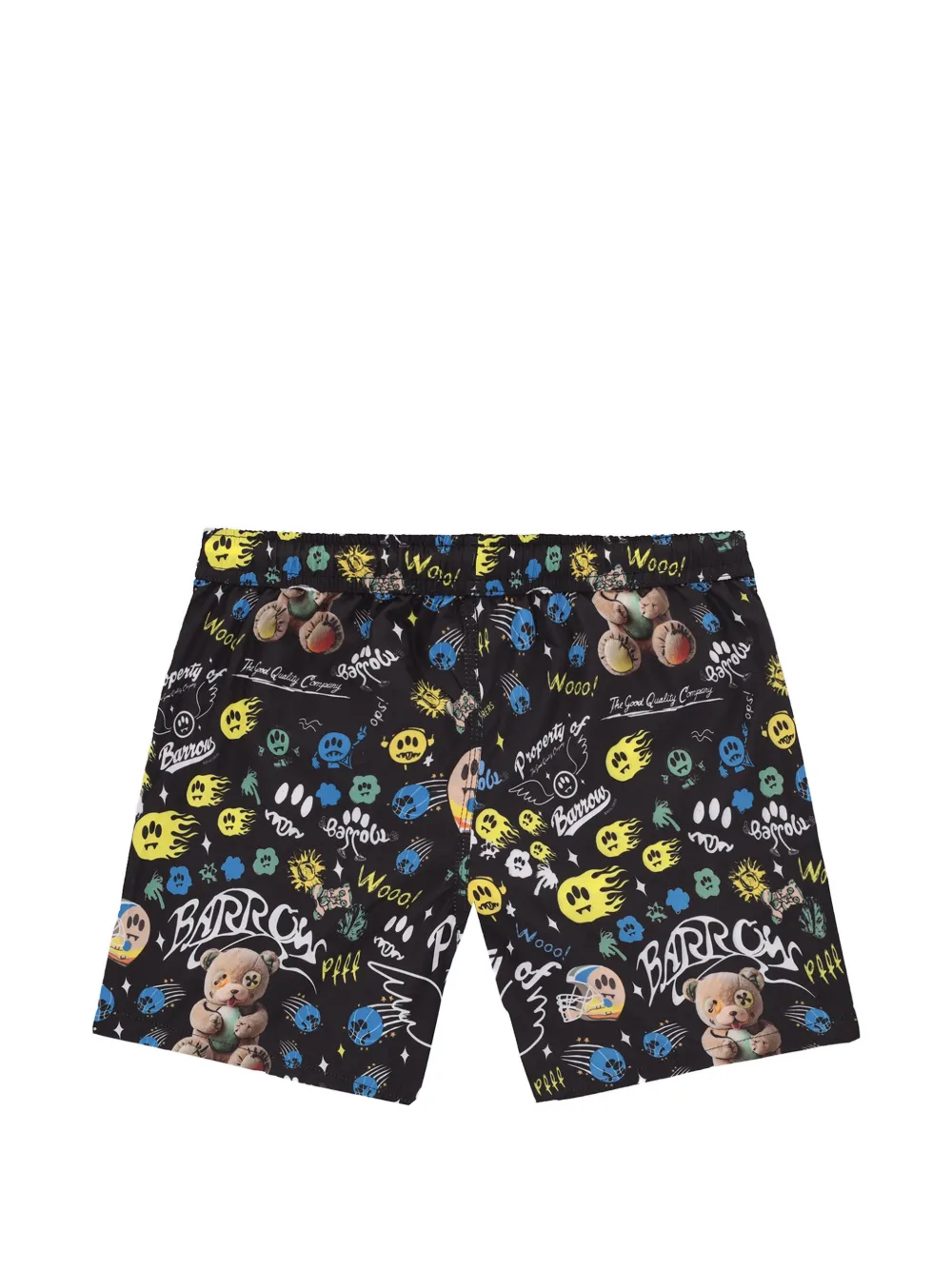 Barrow kids Zwembroek met print - Zwart