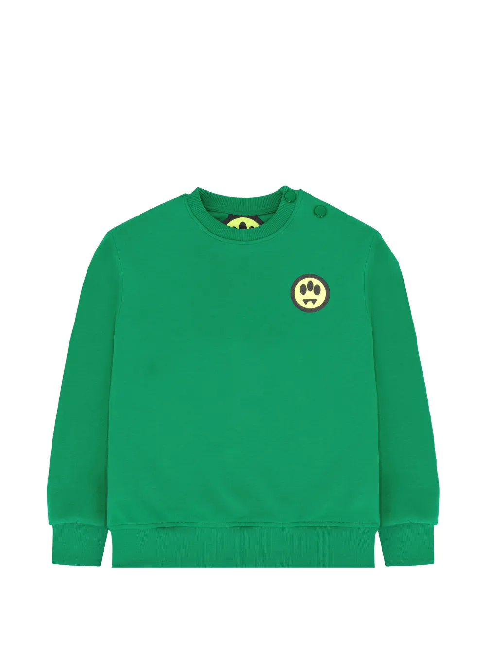 Barrow kids logo-appliqué sweatshirt - Verde