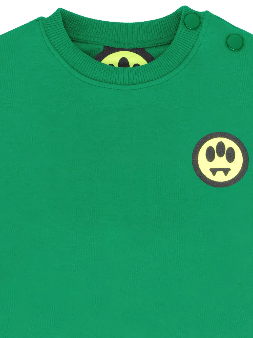 Barrow kids Sweater met logopatch Groen