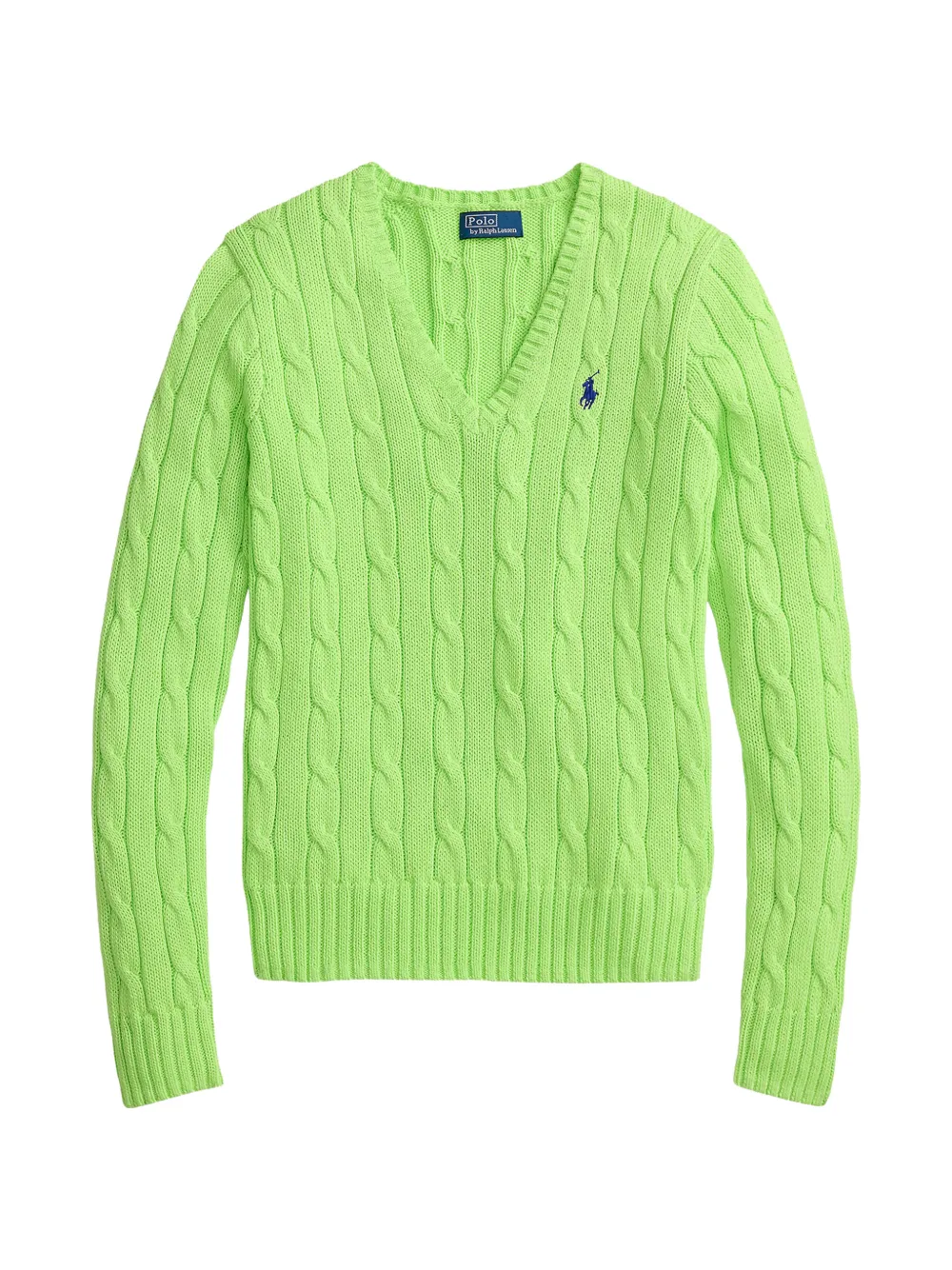 Polo Ralph Lauren cable-knit V-neck sweater - Verde