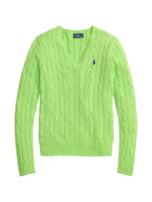 Polo Ralph Lauren ケーブルニット タートルネックセーター | グリーン 