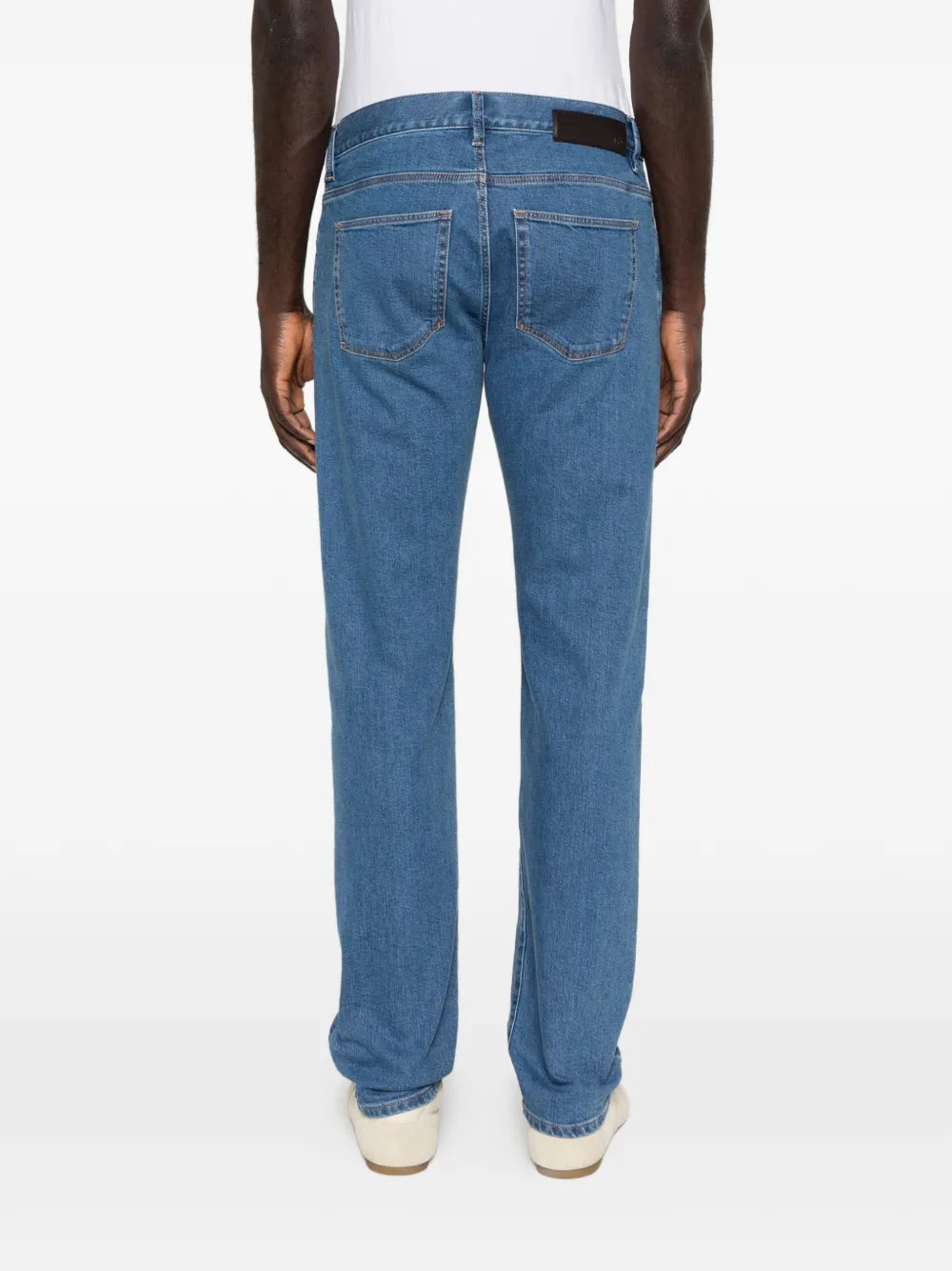 Giorgio Armani Jeans met vijf zakken Blauw