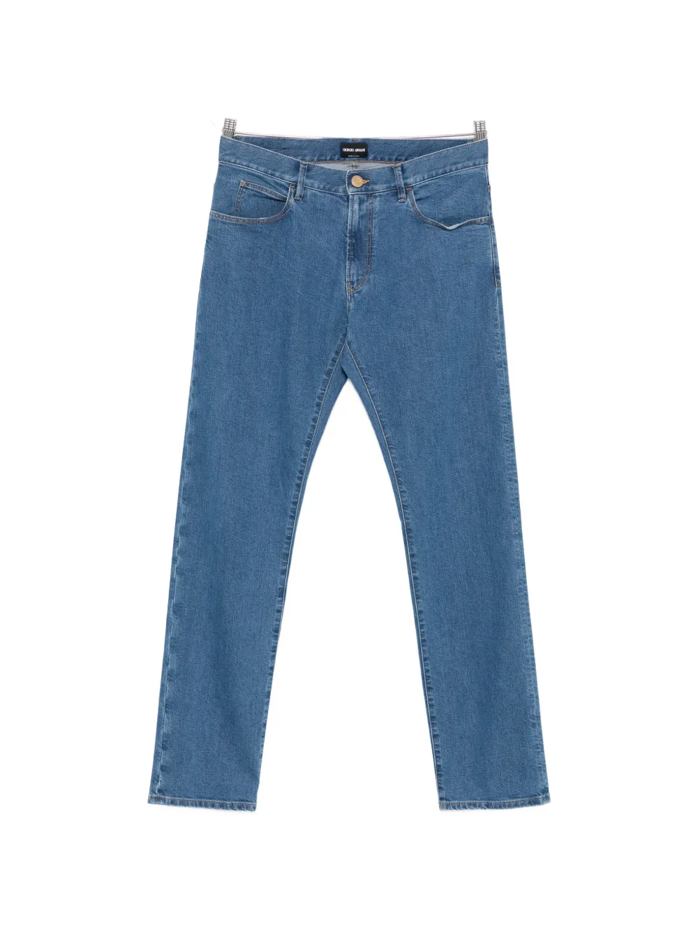 Giorgio Armani five-pockets jeans - Blu