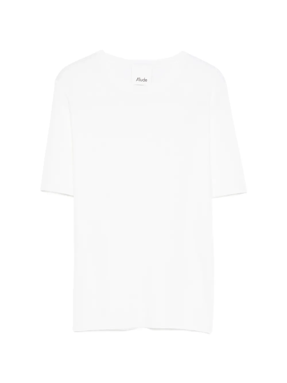 Allude short-sleeve T-shirt - Nude