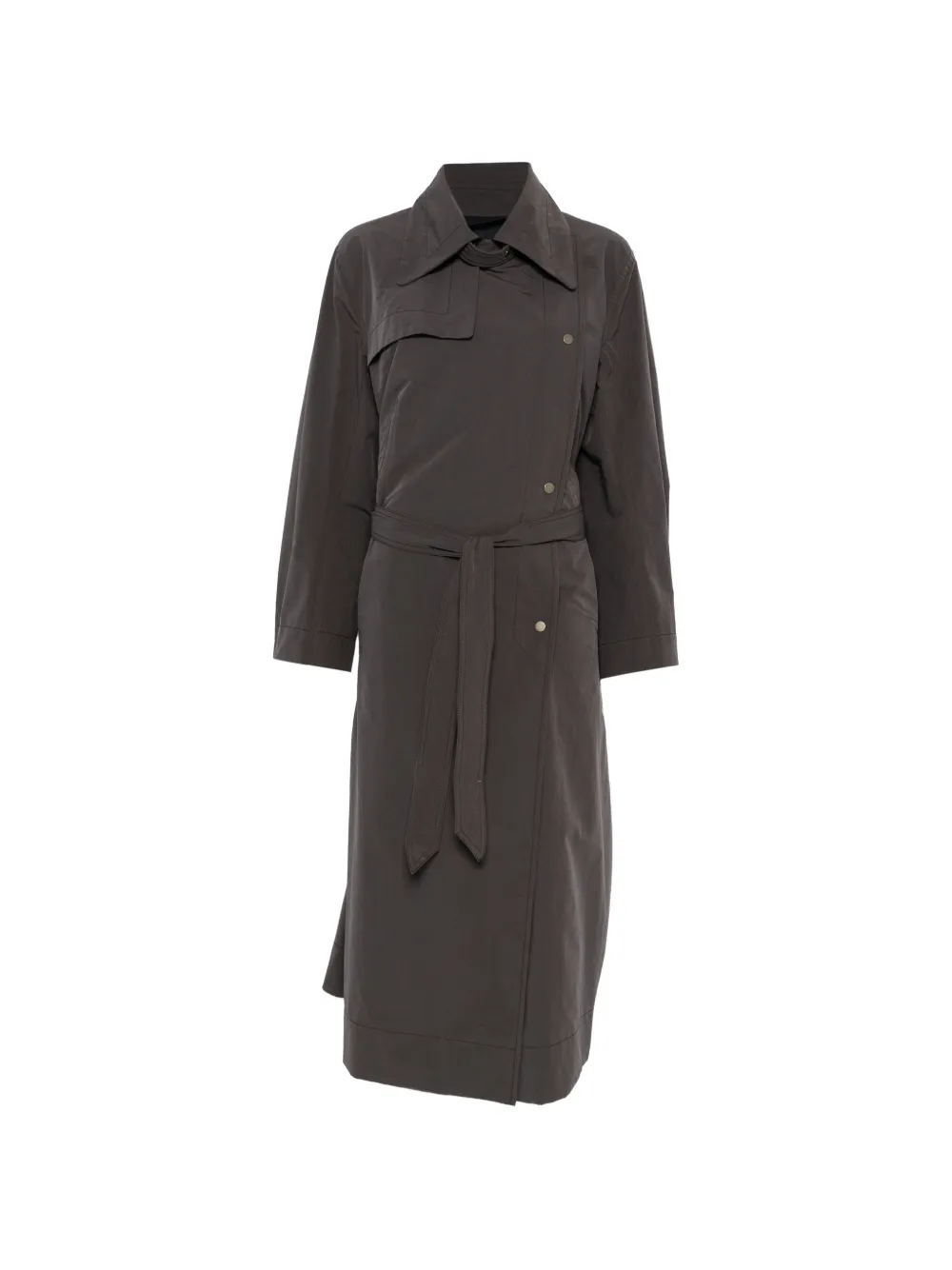 Giorgio Armani belted coat - Grigio