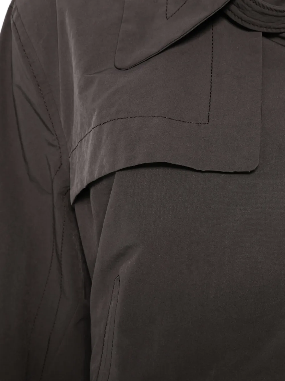  Giorgio Armani Belted Coat - Grey 