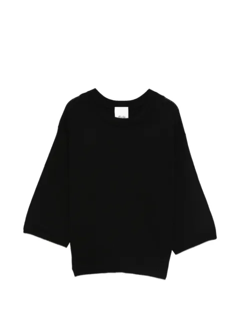 Allude short-sleeve sweater