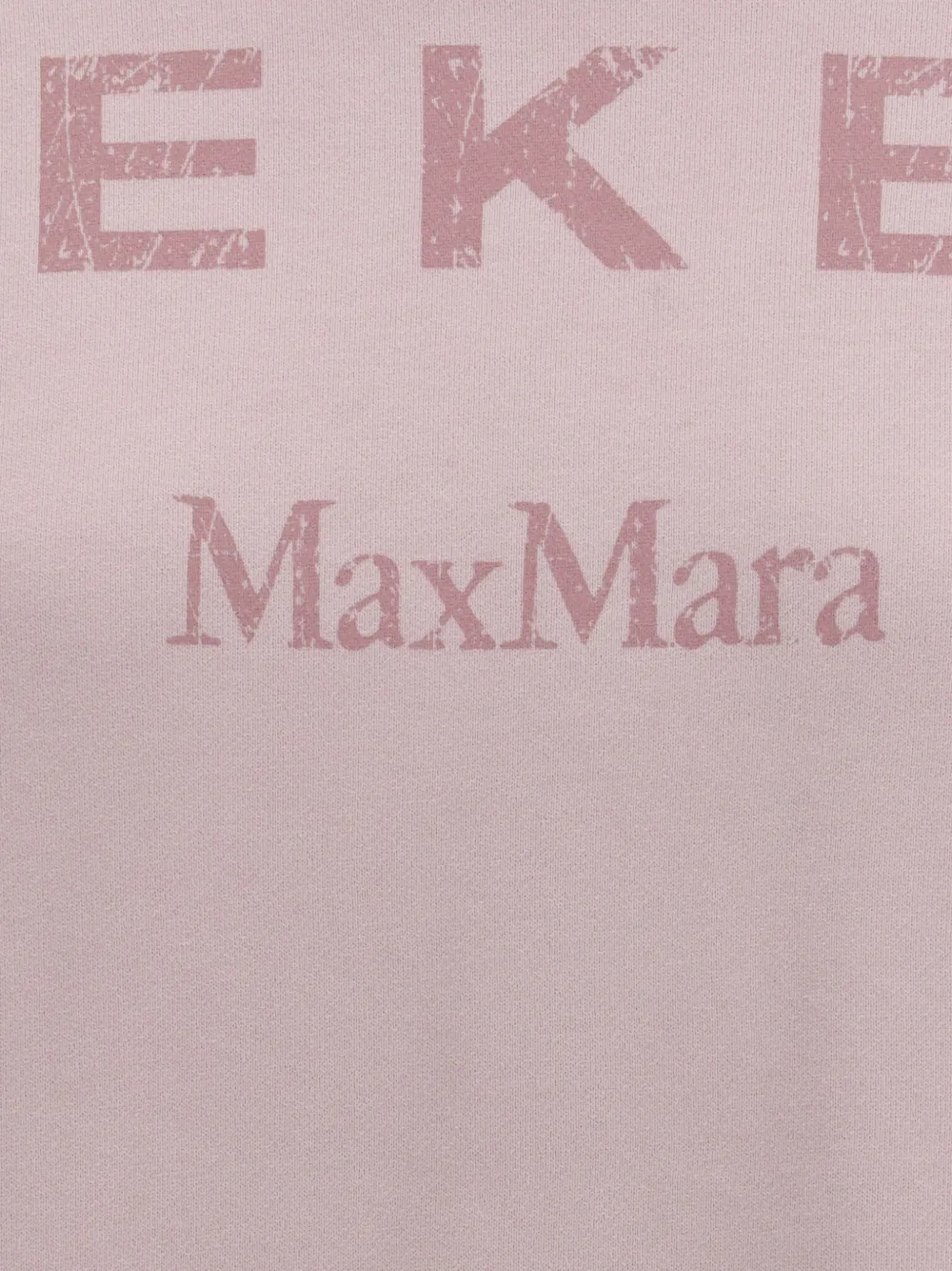  Weekend Max Mara Logo-print Crew-neck Sweatshirt - Pink 