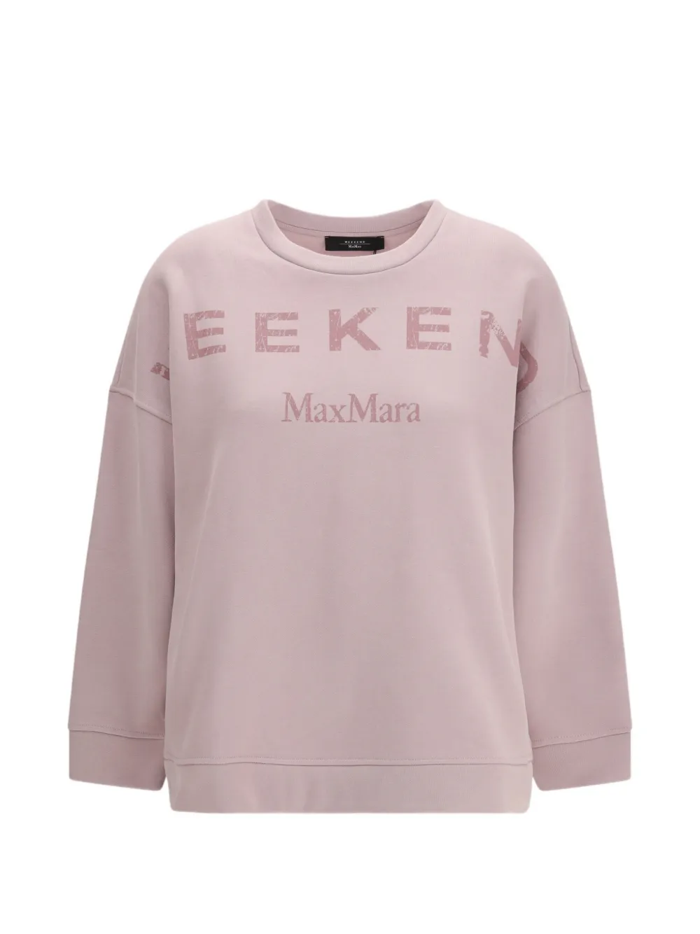 Weekend Max Mara Felpa girocollo con logo - Rosa