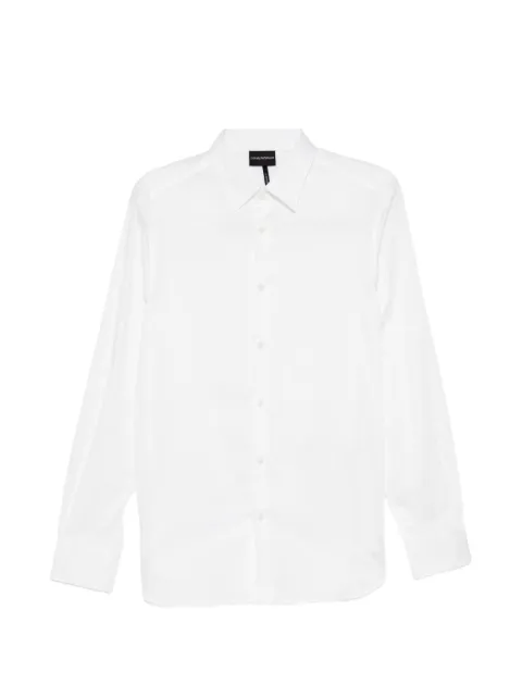 Emporio Armani Overhemd met geborduurd logo